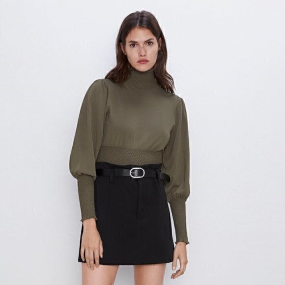 ZARA High Collar Sweater